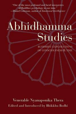 Book cover for Abhidhamma Studies