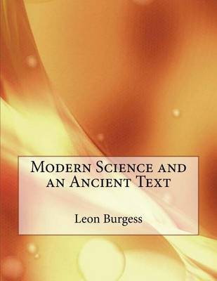 Book cover for Modern Science and an Ancient Text