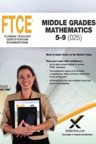 Cover of 2017 FTCE Middle Grades Math 5-9 (025)