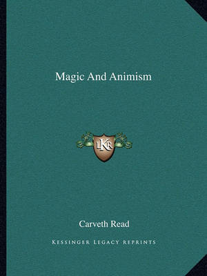 Book cover for Magic and Animism