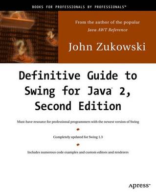 Book cover for Definitive Guide to Swing for Java 2