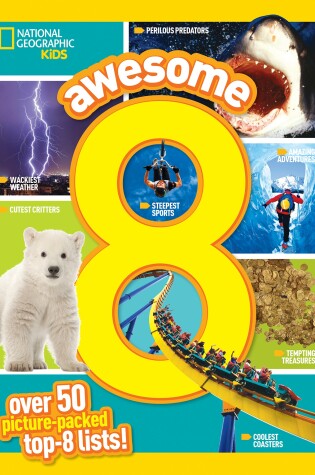 Cover of Awesome 8 Over 50 Picture-Packed Top 8 Lists