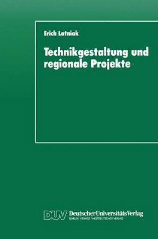 Cover of Technikgestaltung und regionale Projekte