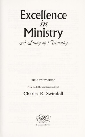 Book cover for Excellence in Ministry