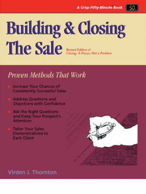 Book cover for Building and Closing the Sale