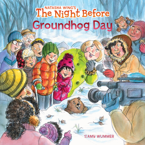 Book cover for The Night Before Groundhog Day