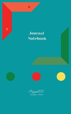 Book cover for Journal Paper Notebook - Persian Green Cover- 124 pages- 5x8-Inches