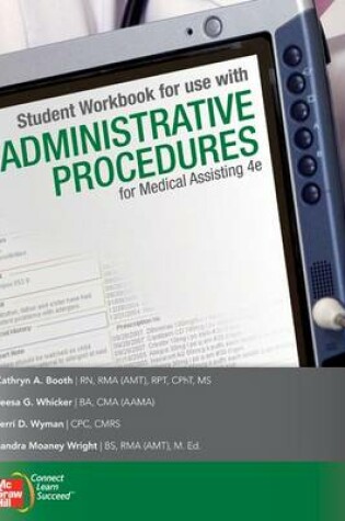 Cover of Student Workbook for Use with Administrative Procedures for Medical Assisting