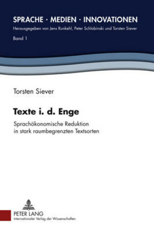 Cover of Texte I. D. Enge