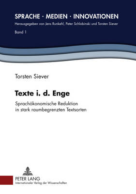 Cover of Texte I. D. Enge