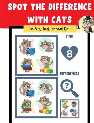 Book cover for Spot the difference with cats