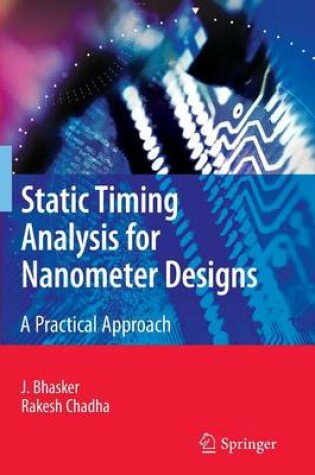 Cover of Static Timing Analysis for Nanometer Designs
