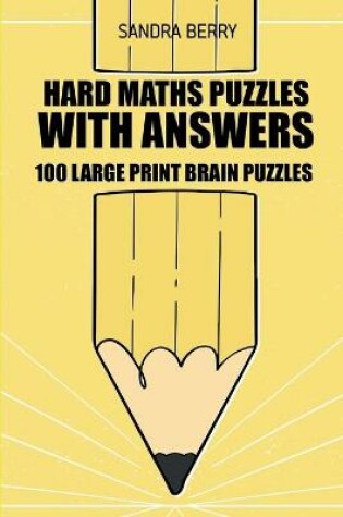 Cover of Hard Maths Puzzles With Answers