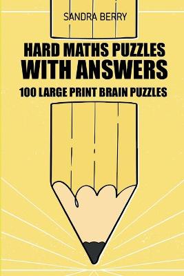 Book cover for Hard Maths Puzzles With Answers