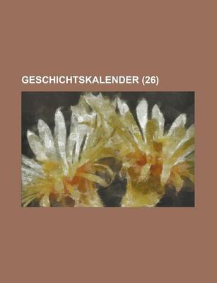 Book cover for Geschichtskalender (26)