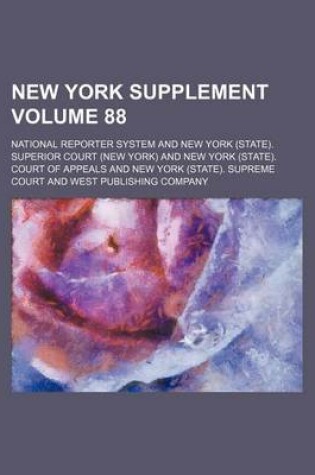 Cover of New York Supplement Volume 88