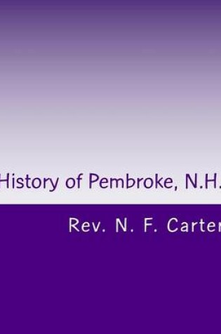 Cover of History of Pembroke, N.H.