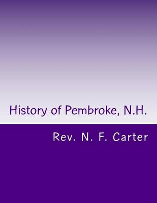 Book cover for History of Pembroke, N.H.