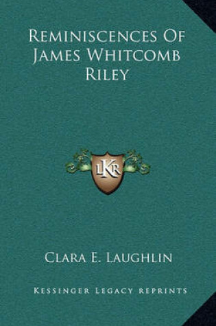 Cover of Reminiscences Of James Whitcomb Riley