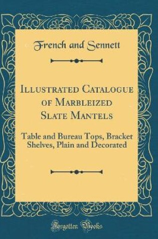 Cover of Illustrated Catalogue of Marbleized Slate Mantels: Table and Bureau Tops, Bracket Shelves, Plain and Decorated (Classic Reprint)