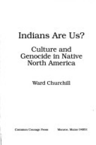 Cover of Indians Are Us