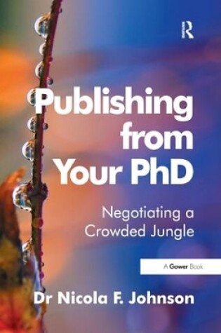 Cover of Publishing from Your PhD