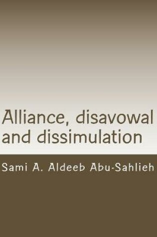 Cover of Alliance, disavowal and dissimulation