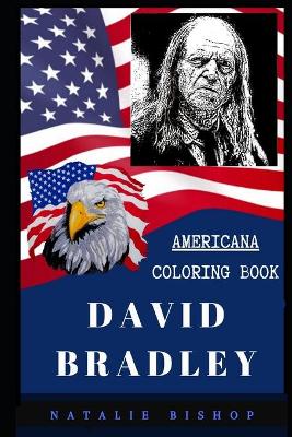 Book cover for David Bradley Americana Coloring Book