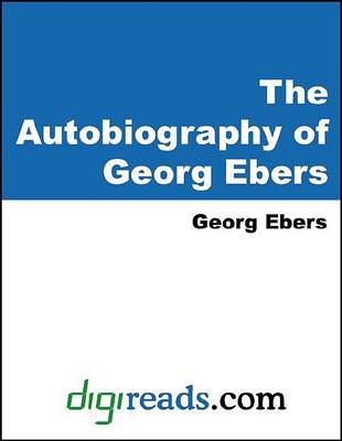 Book cover for The Autobiography of Georg Ebers