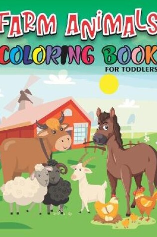 Cover of Farm Animals Coloring Book