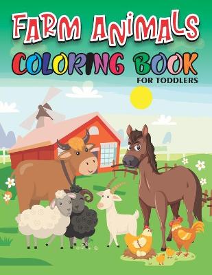 Cover of Farm Animals Coloring Book