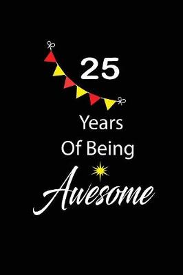 Book cover for 25 years of being awesome