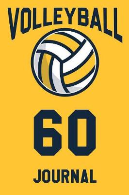 Book cover for Volleyball Journal 60