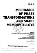 Cover of Mechanics of Phase Transformations and Shape Memory Alloys