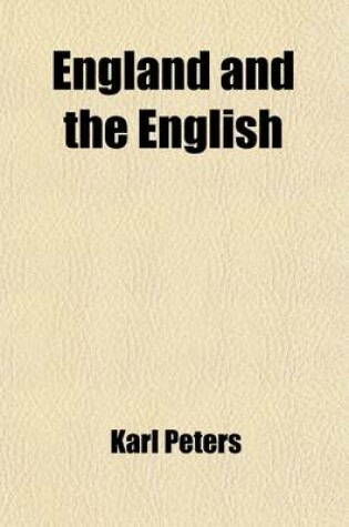 Cover of England and the English