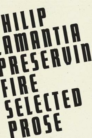 Cover of Preserving Fire
