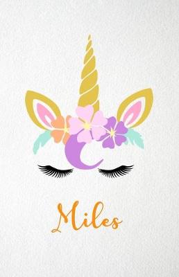 Book cover for Miles A5 Lined Notebook 110 Pages