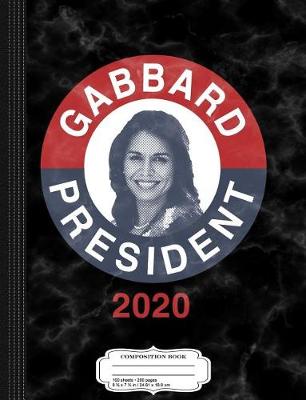 Book cover for Vintage Tulsi Gabbard for President 2020 Composition Notebook