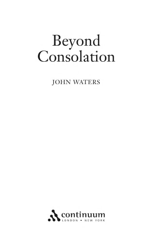 Cover of Beyond Consolation