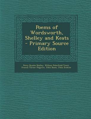 Book cover for Poems of Wordsworth, Shelley and Keats