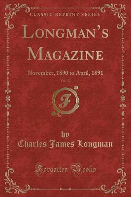 Book cover for Longman's Magazine, Vol. 17