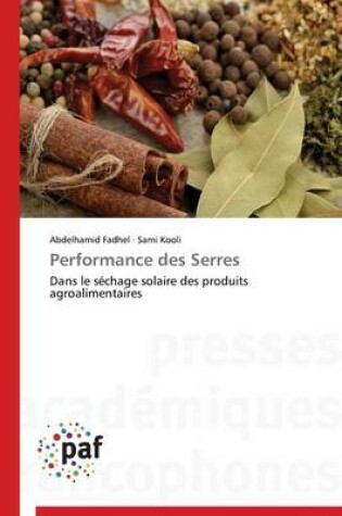 Cover of Performance Des Serres