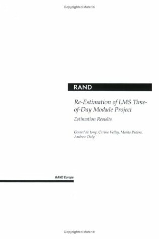 Cover of RE-Estimation of LMS Time-of-Day Module Project