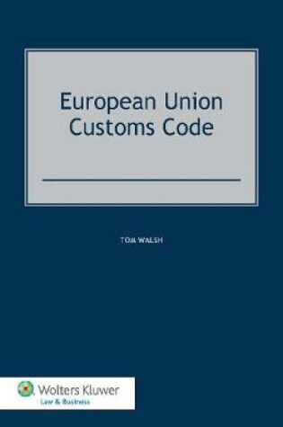 Cover of European Union Customs Code