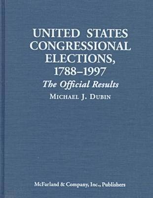 Book cover for United States Congressional Elections, 1788-1994