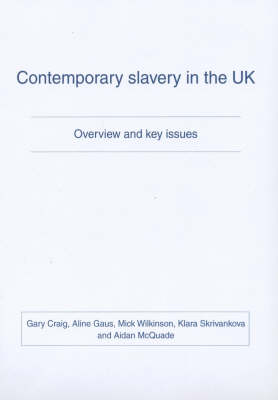 Book cover for Contemporary Slavery in the UK