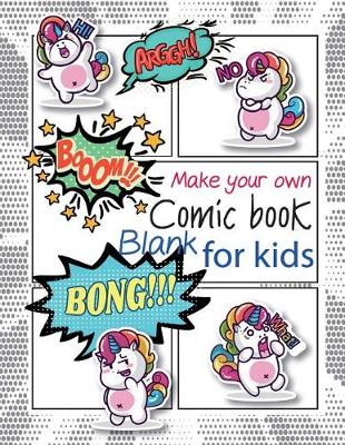 Book cover for Make Your Own Comic Book for Kids