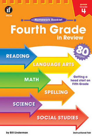 Cover of Fourth Grade in Review Homework Booklet