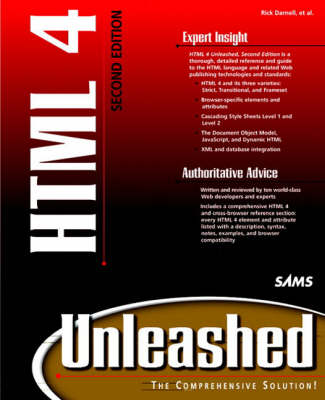 Book cover for HTML 4 Unleashed