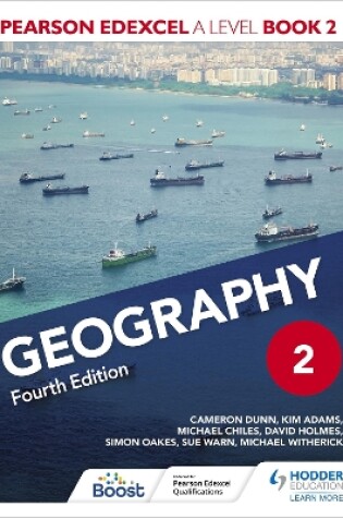 Cover of Pearson Edexcel A Level Geography Book 2 Fourth Edition